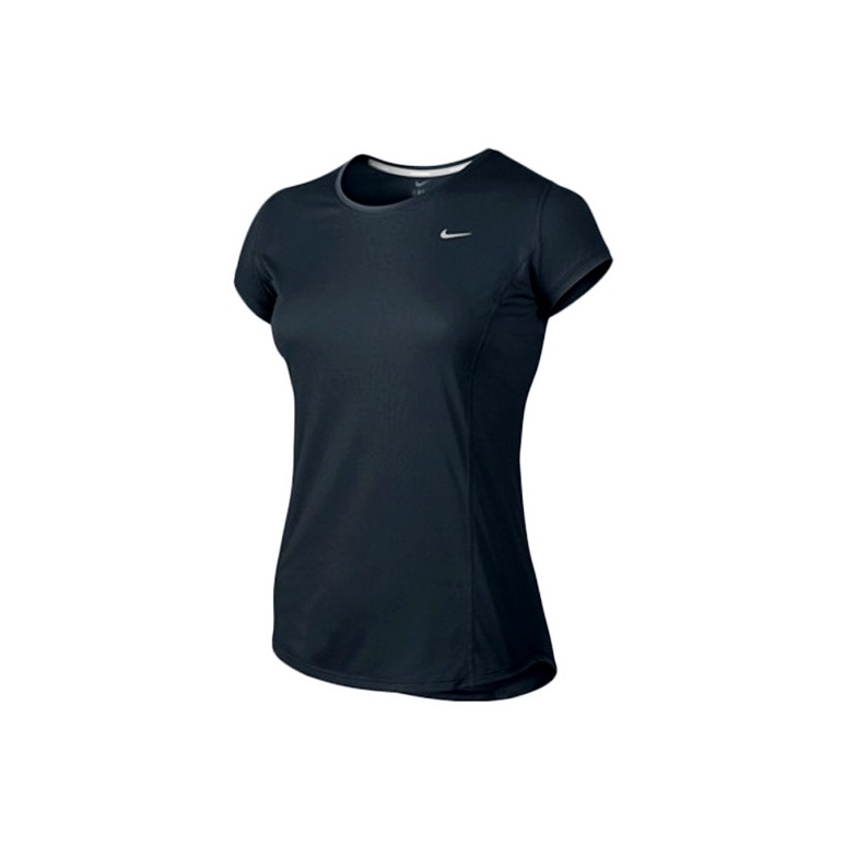 Nike Women AS Racer SS Top (Black) 