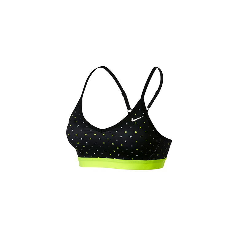 Nike Women Sport Bra Nike AS Pro Indy Polka Square (Black)