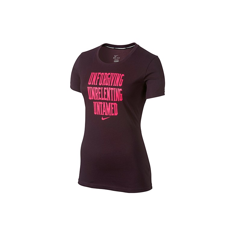 Nike Women AS Run P Cruiser Trail Tee (Plum)