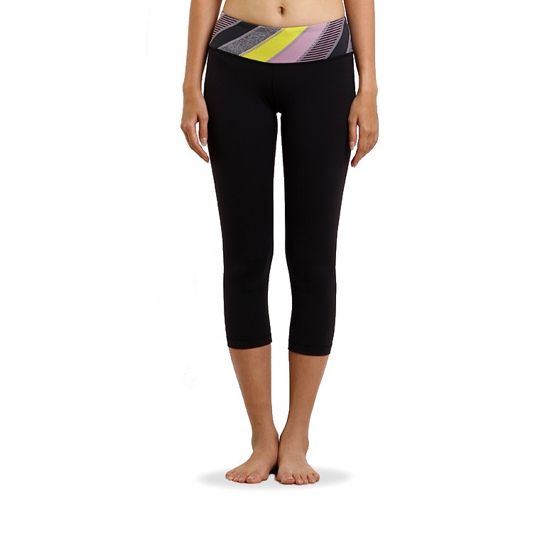 Lululemon Women Wunder Under Crop II (Blk/Q486)