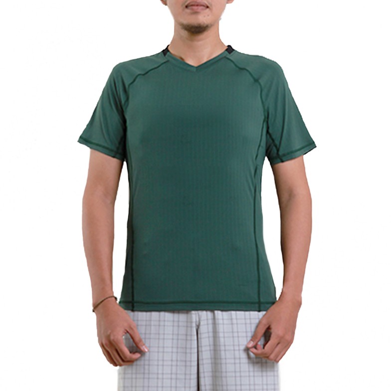Lululemon Men Focus V Tee (Fors/Blk) 