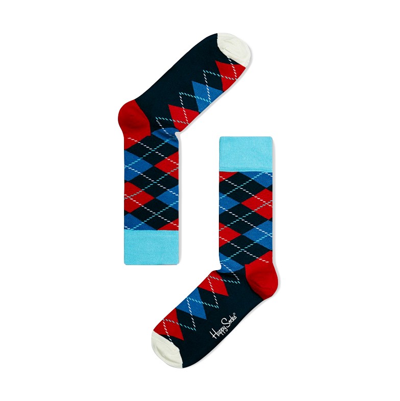 Happy Socks Argyle Socks (Blue)