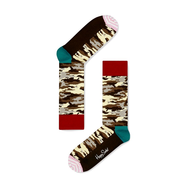 Happy Socks Camoflage Socks (Camo)