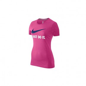 Nike Women AS Tee-Jdi Swoosh 1 C/O (Pink) 
