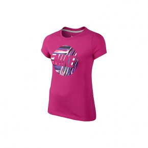 Nike Youth Girls Craze Constant Tee (Fuchsia)