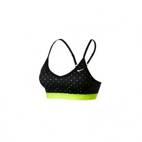Nike Women Sport Bra Nike AS Pro Indy Polka Square (Black)