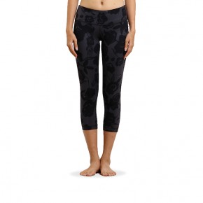 Lululemon Women Wunder Under Crop II*Fullux (Fikp/Blk) 