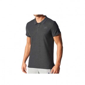 Adidas Sport Essential 3 Stripes Polo Black