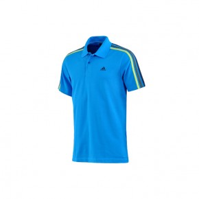 Adidas Aess 3s Polo (Blue)