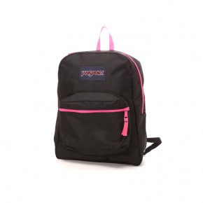 JANSPORT CITY SCOUT - NEW BLACK FLUORESCENT PINK