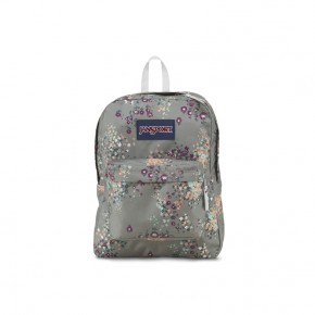 JANSPORT SUPERBREAK - SHADY GREY SPRINKLED FLORAL