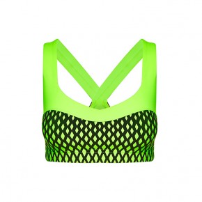 Lorna Jane Dimension Sports Bra - Hyper Lime