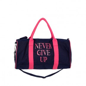 Lorna Jane Never Give Up Gym Bag - Ink/Shocking Pink