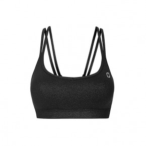 Lorna Jane Somersault Bra - Sparkle Black 