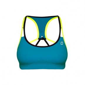 Lorna Jane Two Step Bra - Aquarium Multi