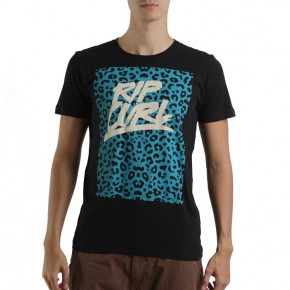 Rip Curl Leopard Tee Black 