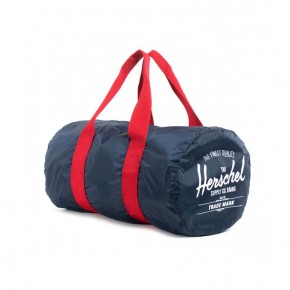 Herschel Packable Classic Duffle Bag (Navy/Red)