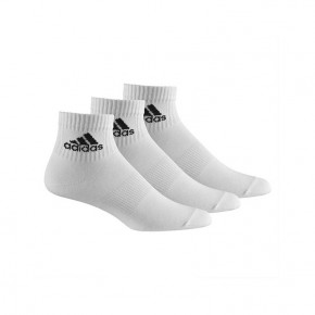 Adidas N 3-Pieces Basic Logo Socks - White