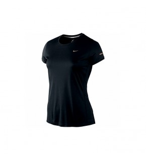 Nike Women AS Miller SS Crew Top (Black)