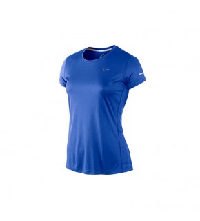 Nike Women AS Miller SS Crew Top (Blue)