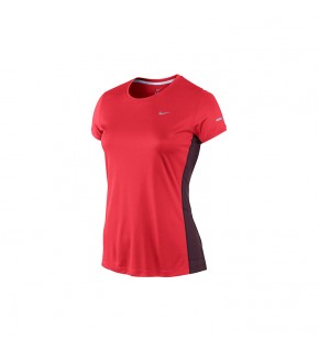 Nike Women Running AS Miller SS Crew Top (Red)