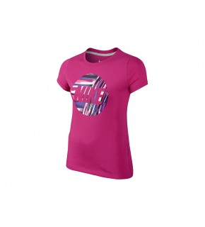Nike Youth Girls Craze Constant Tee (Fuchsia)