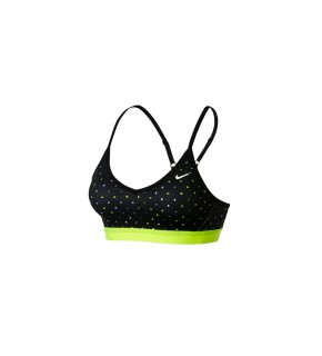Nike Women Sport Bra Nike AS Pro Indy Polka Square (Black)