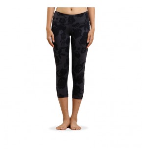 Lululemon Women Wunder Under Crop II*Fullux (Fikp/Blk) 