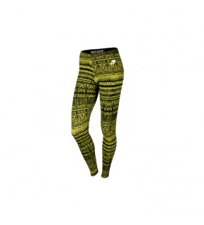 Nike Women Leg-A-See-Aop (Yellow)