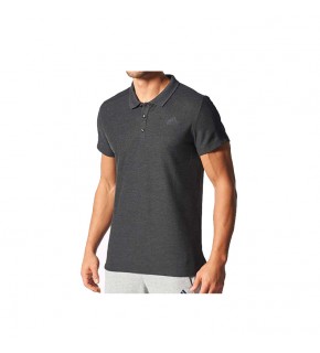 Adidas Sport Essential 3 Stripes Polo Black