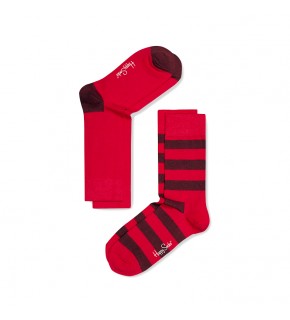 Happy Socks Two Pack Socks (Red)