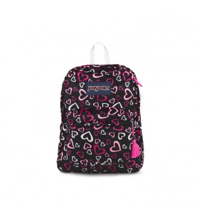 JANSPORT HIGH STAKES - PINK TULIP LOTS OF LOVE