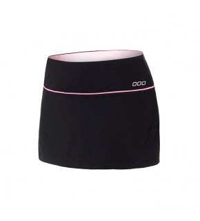 Lorna Jane Step It Up Skort - Black/Pale Fairy Floss