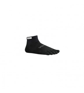 Injinji Mini Crew Performance Toe Socks Light Weight - Black 