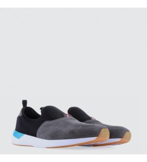 PIERO VENTURA SCOOP SLIP ON - DARK GREY/BLACK/WHITE