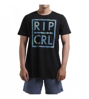 Rip Curl Typo Tee  - Black 