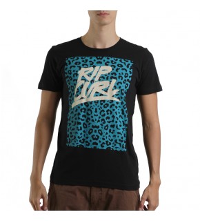 Rip Curl Leopard Tee Black 