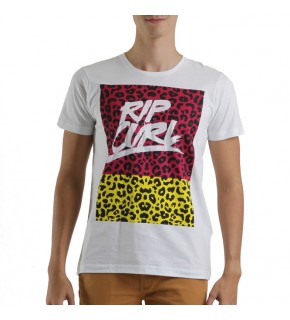 Rip Curl Leopard Tee White 