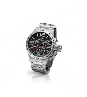 TW Steel - Canteen case chrono date - Black dial steel bracelet (40mm)
