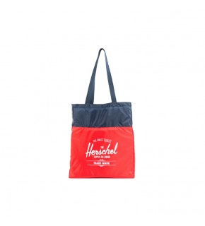Herschel Packable Classic Tote Bag (Navy/Red)