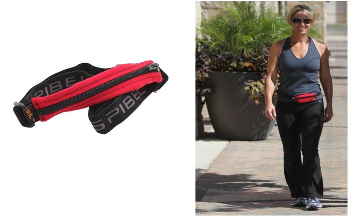 Sportdeca SPIBelt Black Zipper Red