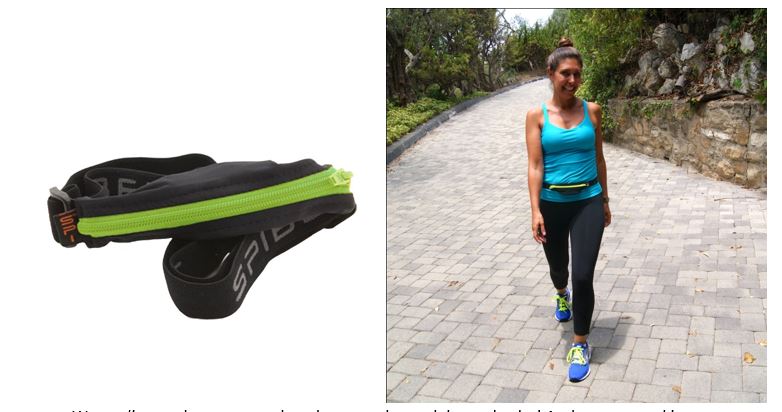 Sportdeca SPIBelt Colour Zipper Lime