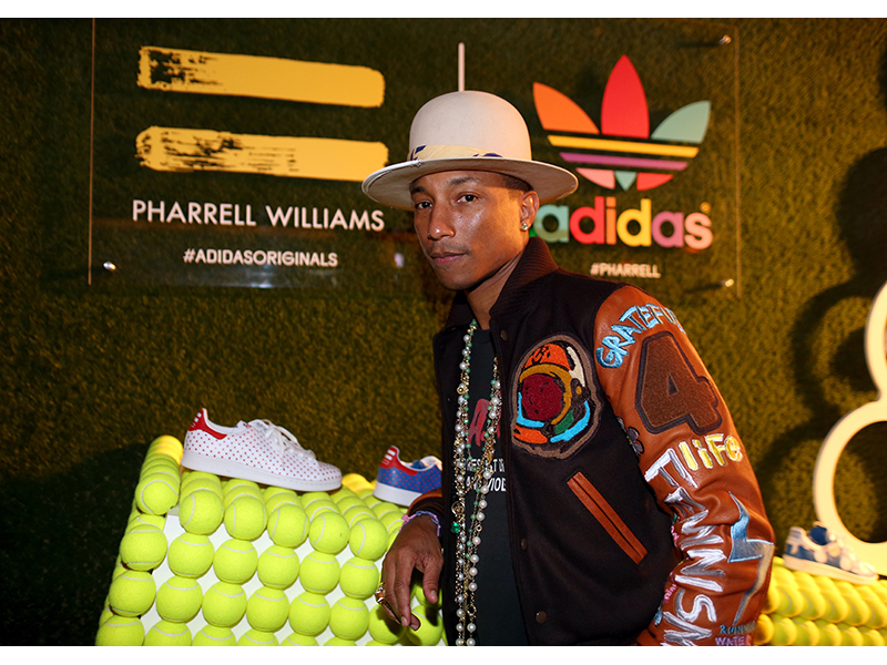 Pharrell Williams And Adidas Celebrate Collaboration